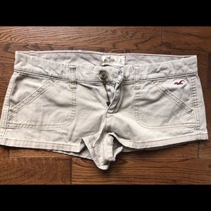 2/$20 Hollister khaki shorts - Size 3